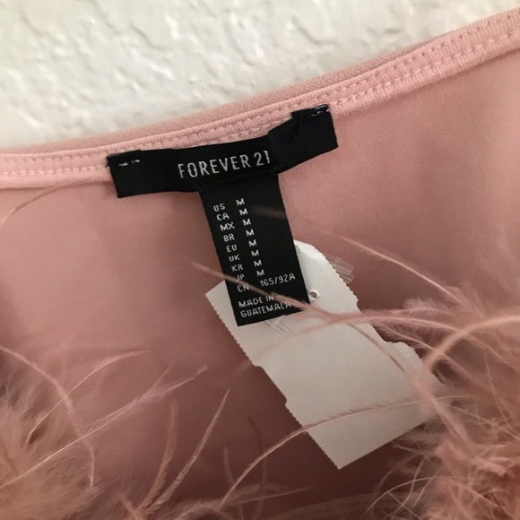 Fluffy colored pink top - Picture 2 of 2